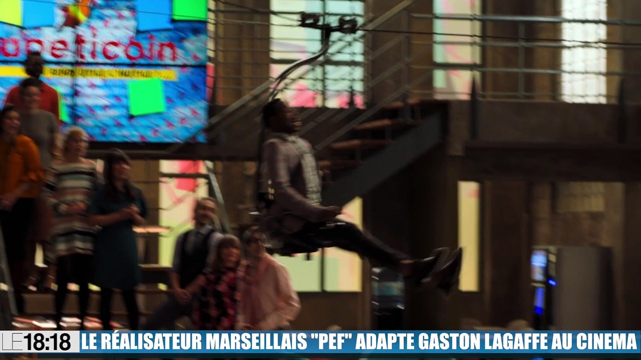 Le metteur en scène marseillais Pierre-François Martin-Laval, dit "PEF" donne vie au cinéma au héros de bande dessinée Gaston Lagaffe