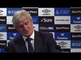 Hughes 'upbeat' despite Everton defeat