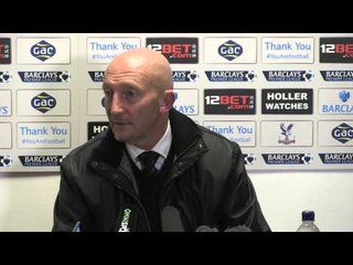 Ian Holloway after Crystal Palace v Fulham - 21.10.2013