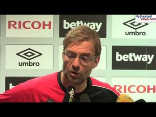 Klopp clip - Jurgen angry as Liverpool lose to West Ham