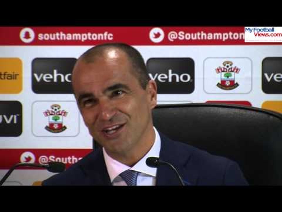 Roberto Martinez jokes goal star Romelu Lukaku should 'hit a woman in every game'