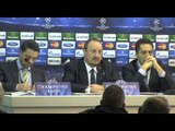 Rafael Benitez after Arsenal v Napoli - 12 12 2013