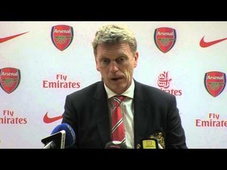 David Moyes after Arsenal v Man Utd - 12.2.2014