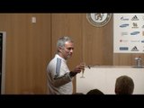 Champagne Jose! Mourinho celebrates birthday with journalists