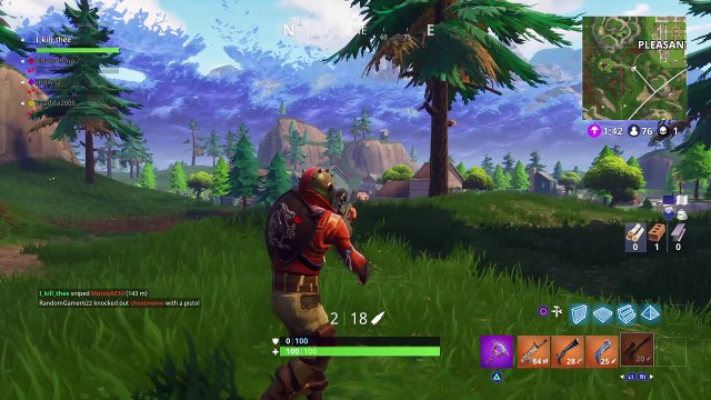 Fortnite Top player Sniping skills, kinda lol