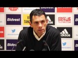 Gus Poyet says Sunderland found it hard against Man City