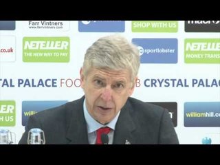 Arsene Wenger: 'we were a bit lucky'