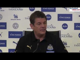 Newcastle boss John Carver jokes about flight home