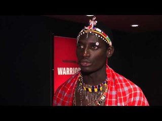 WARRIORS film premiere - James Anderson, Barney Douglas & Maasai cricket captain Sonyanga Ole Ngais