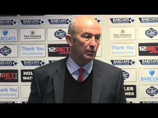 Tony Pulis after Crystal Palace v Newcastle - 21 12 2013