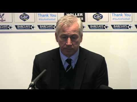 Alan Pardew after Crystal Palace v Newcastle 21 12 2013