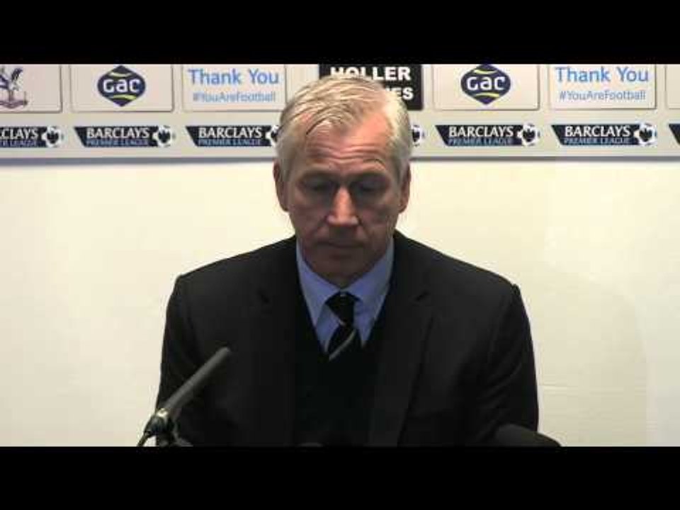 Alan Pardew after Crystal Palace v Newcastle   21 12 2013