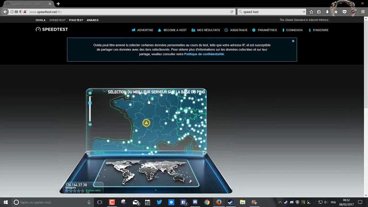 4G box bouygues speed test
