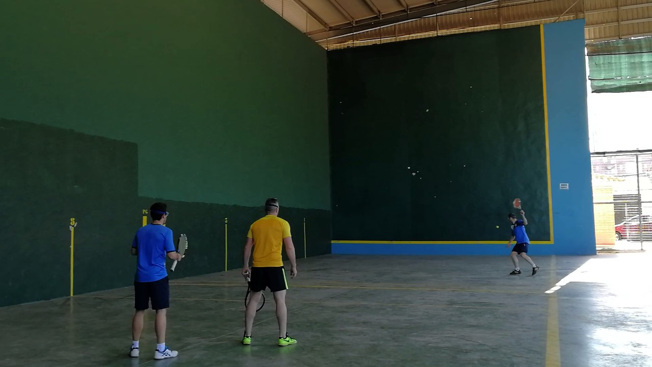 Frontenis honor Alcalá vs Molareño 1ª partida set 2