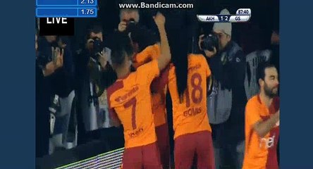 Sinan Gumus Goal Akhisarspor 1-2 Galatasaray