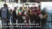 Un centenar de refugiados africanos buscan una nueva vida en Italia