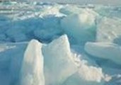 Drone Footage Captures Blue Ice Stacks in the Straits of Mackinac