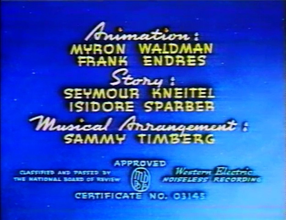 Superman 1940s cartoons - episode 03 - Billion dollar limited - Max Fleisher Studios