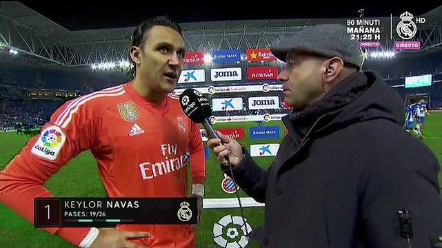 Keylor Navas: Tenemos que seguir trabajando, no queda otra