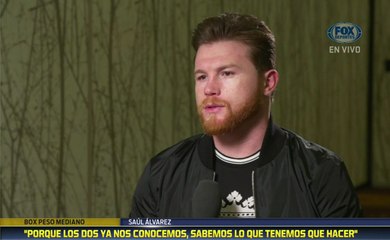 Exclusivo: "Es un peleador normal, pero nada del otro mundo", Canelo