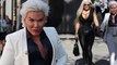 Battle of the bodies! Human Ken Doll Rodrigo Alves shows off his slender midsection post-rib removal in tailored suit as he enjoys lunch date with 'world's tiniest waist' Sophia Vegas.