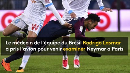 Blessure de Neymar, le médecin de la Seleção à Paris
