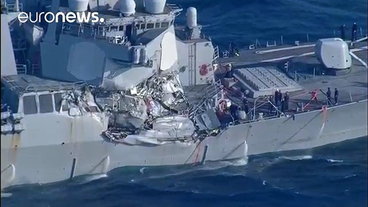 Several sailors missing after US navy ship collision
