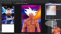 Cómo Dibujar a Goku Ultra Instinto Mastered White - Migatte no Gokui Ultra instinto silver perfecto