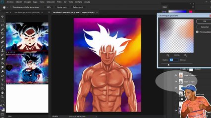 Cómo Dibujar a Goku Ultra Instinto Mastered White - Migatte no Gokui Ultra instinto silver perfecto