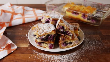 These Lemon Blueberry Cheesecake Bars Taste Like Spring