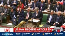 Theresa May's full address to the House of Commons after triggering article 50