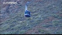 Cable car rescue drama on the Canary Islands