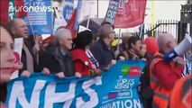 Thousands march amid fears over NHS cuts