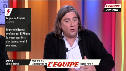 Le père de Neymar confirme son forfait contre le Real - Foot - EDS
