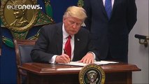Trump signs ''extreme vetting'' executive order banning Syria refugees from entering the US…