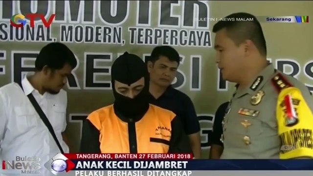 Detik-Detik Pelaku Jambret Terekam CCTV di Tangerang Banten