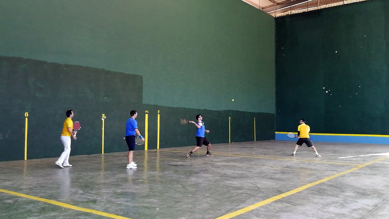 Frontenis honor Alcalá vs Molareño 2ª partida set 1