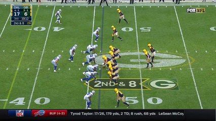 2016 - Aaron Rodgers doesn't see Barry Church, throws interception