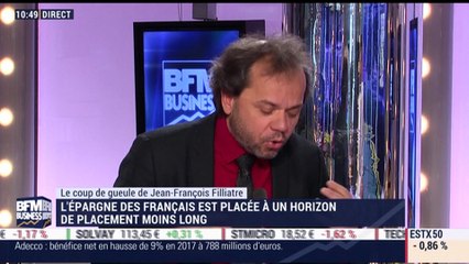 Le coup de gueule de Filliatre: L'épargne placée à un horizon de placement moins long en France - 01/03