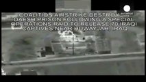 U.S. defense claim air strikes have destroyed ISIS prison