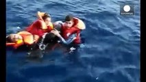 Baby rescued alive hours after migrant boat sinks in Aegean Sea