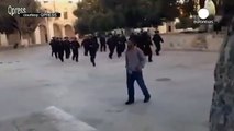 Palestinians clash with Israeli security forces at al-Aqsa Mosque