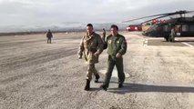 Tunceli-Asker Olup Helikoptere Binmek İsteyen Engelli Vatandaşın İsteği Gerçek Oldu