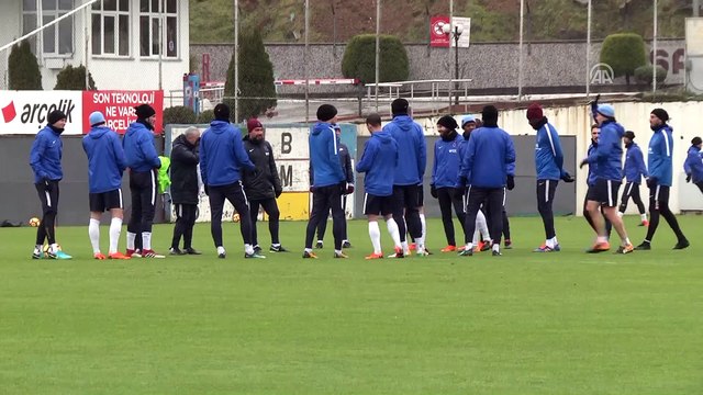 Trabzonspor, Beşiktaş maçının hazırlıklarını sürdürdü - TRABZON