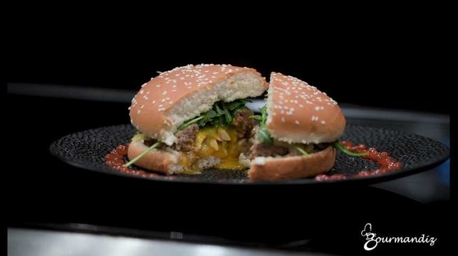 Recette : Burger de boeuf au coeur coulant