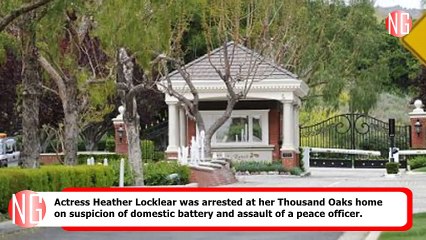 Actress Heather Locklear Arrested For Battery & Assault