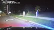 Creepy clowns in 30-second 'stare off' with Wisconsin police