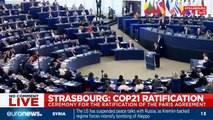 LIVE: COP21 ratification in Strasbourg