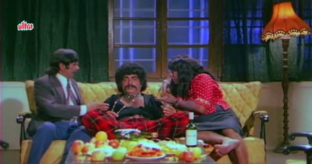 Johny Walker, Ajit, Mehmood, Badla - Comedy Scene ❇❇ Wah  !! Kyaa Sine Hai