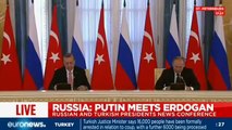 LIVE: Putin & Erdogan joint press conference in St. Petersburg
